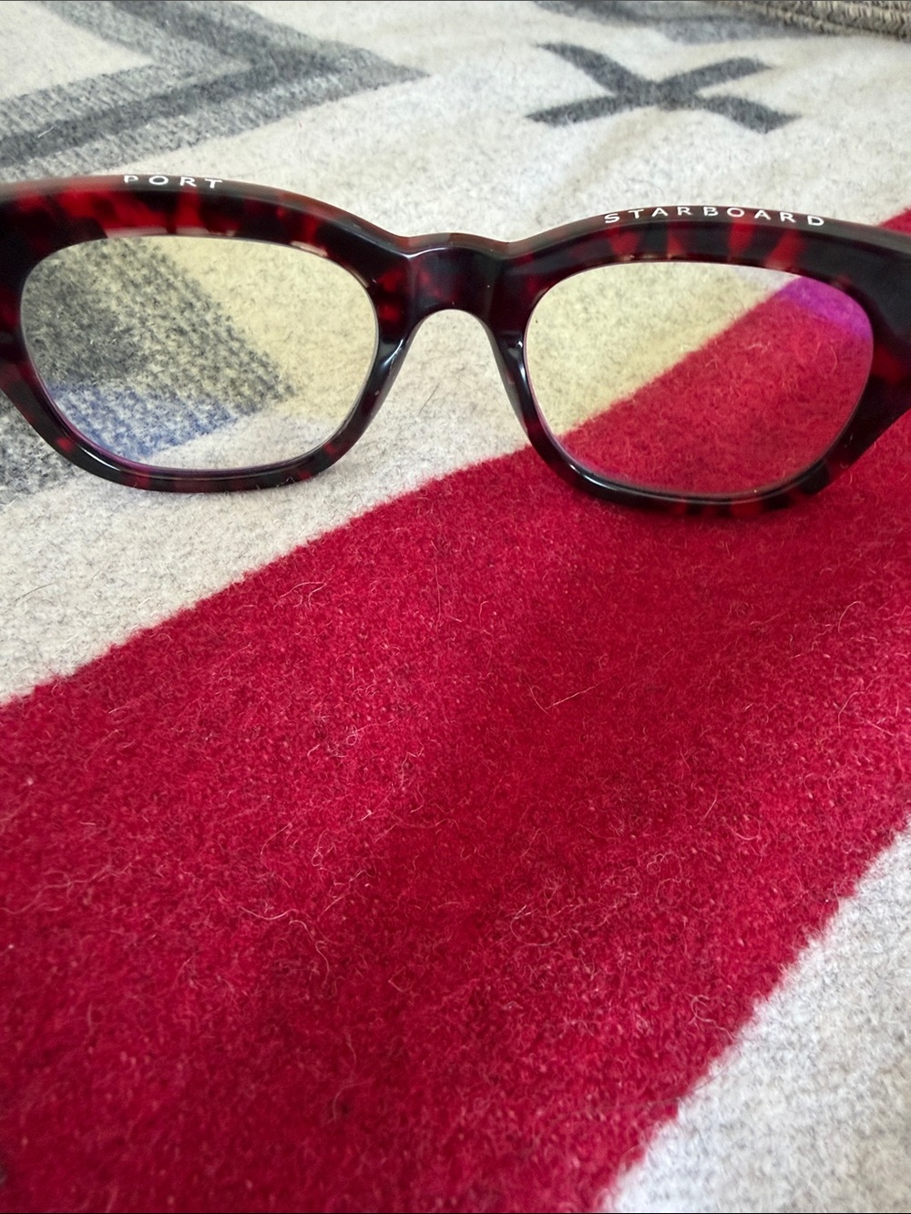 Women's Caddis The Miklos Red Cat-Eye Fashion Glasses strength 150. - Picture 5 of 5